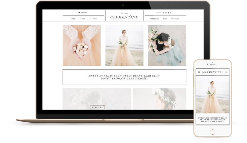 Handcrafting Heartfelt Brand & Website Designs for Female Creatives |  Showit | Showit Templates | Showit Websites | Showit 5 | by Viva la Violet | Clementine